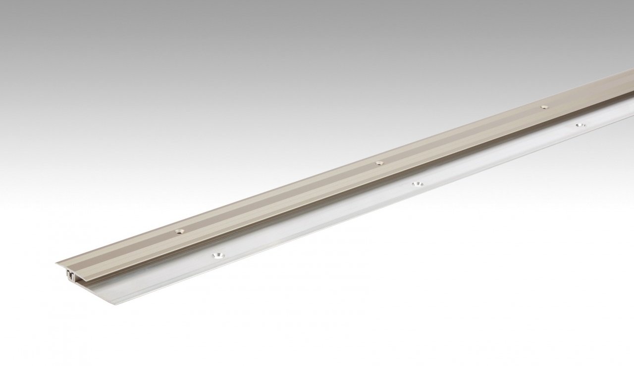 Übergangsprofil Typ 102 (25 bis 7 mm) EdelstahlOberfläche 340 1000 mm