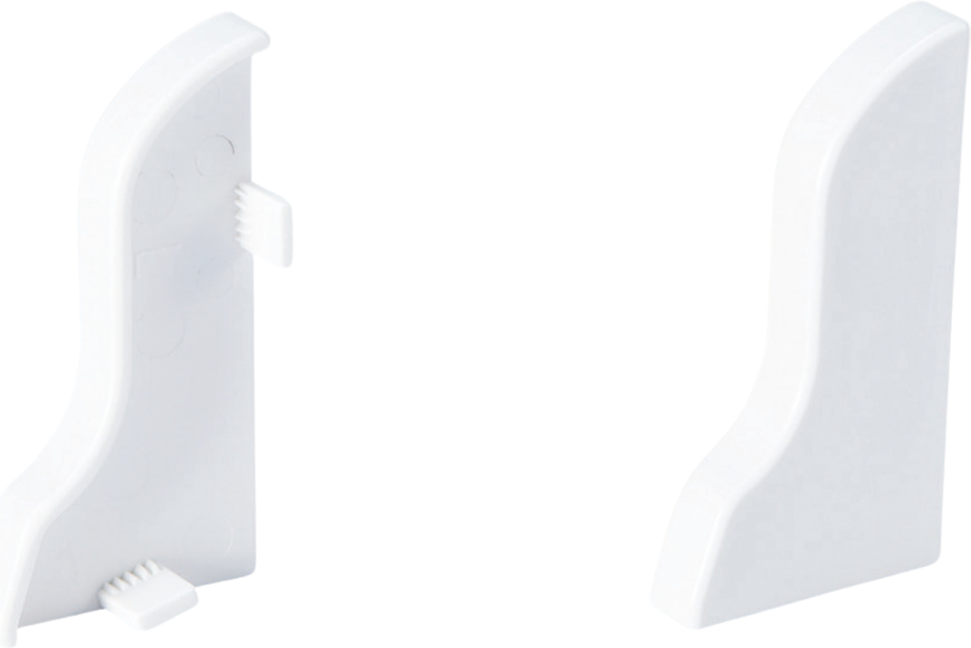 Endkappe Profil 1 MK Fußleiste (Set) 2001 Weiß