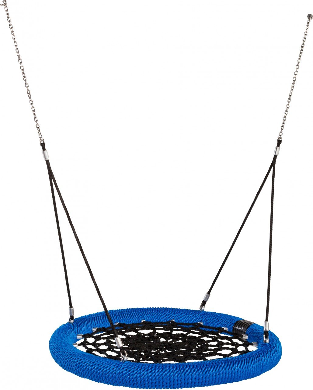Nestschaukel ROSETTE Ø 120 cm Zweipunktbefestigung BlauSchwarz Ohne