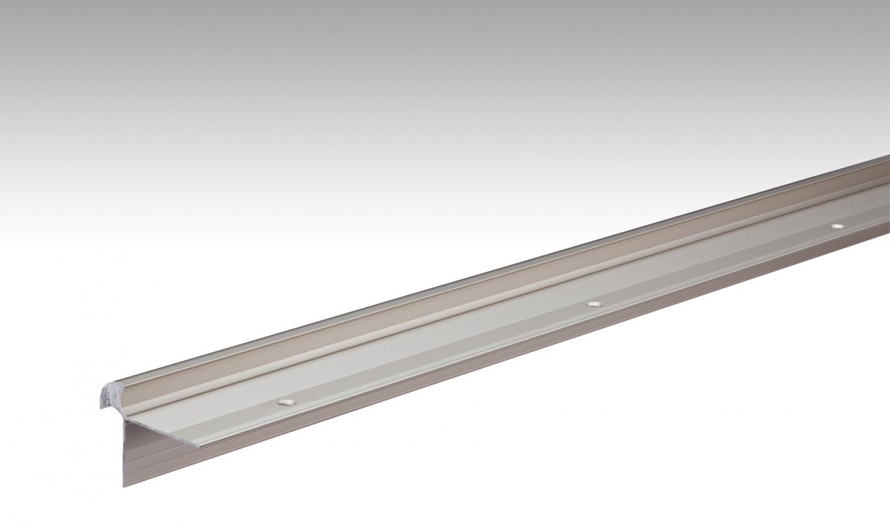 Treppenkantenprofil Typ 11 (10 bis 11 mm) EdelstahlOberfläche 340