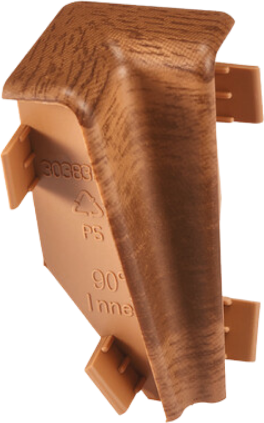 Innenecke Profil 3 PK Fußleiste (4erPack) 2017 Nussbaum hell