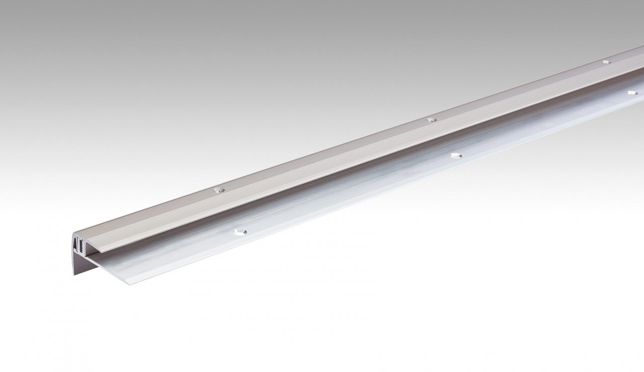 Treppenkantenprofil Typ 203 (7 bis 16 mm) EdelstahlOberfläche 340 3000 mm