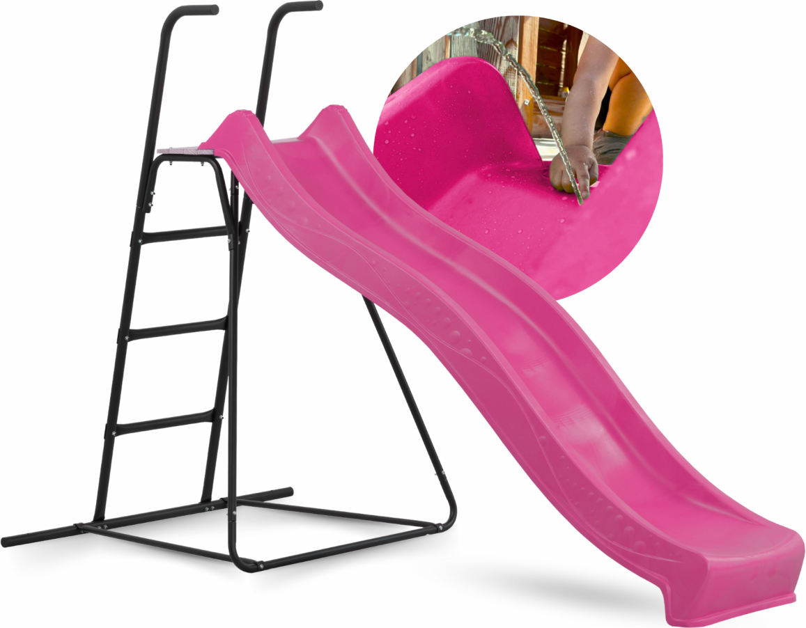 Rutsche WATERSLIDE 230 m mit Leiter Pink