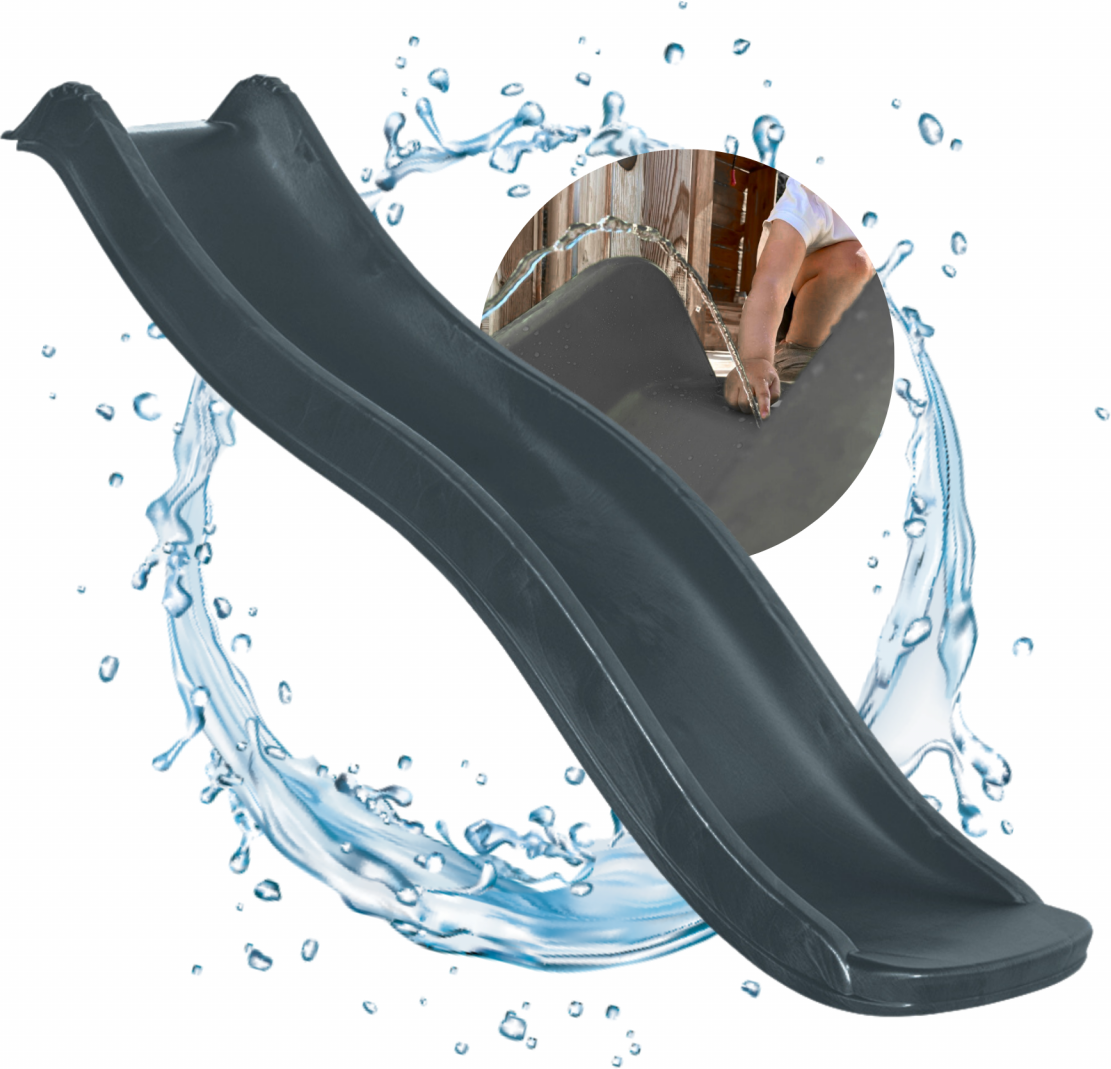 Kinderrutsche WAVE 175 m Podesthöhe 090 m Anthrazit