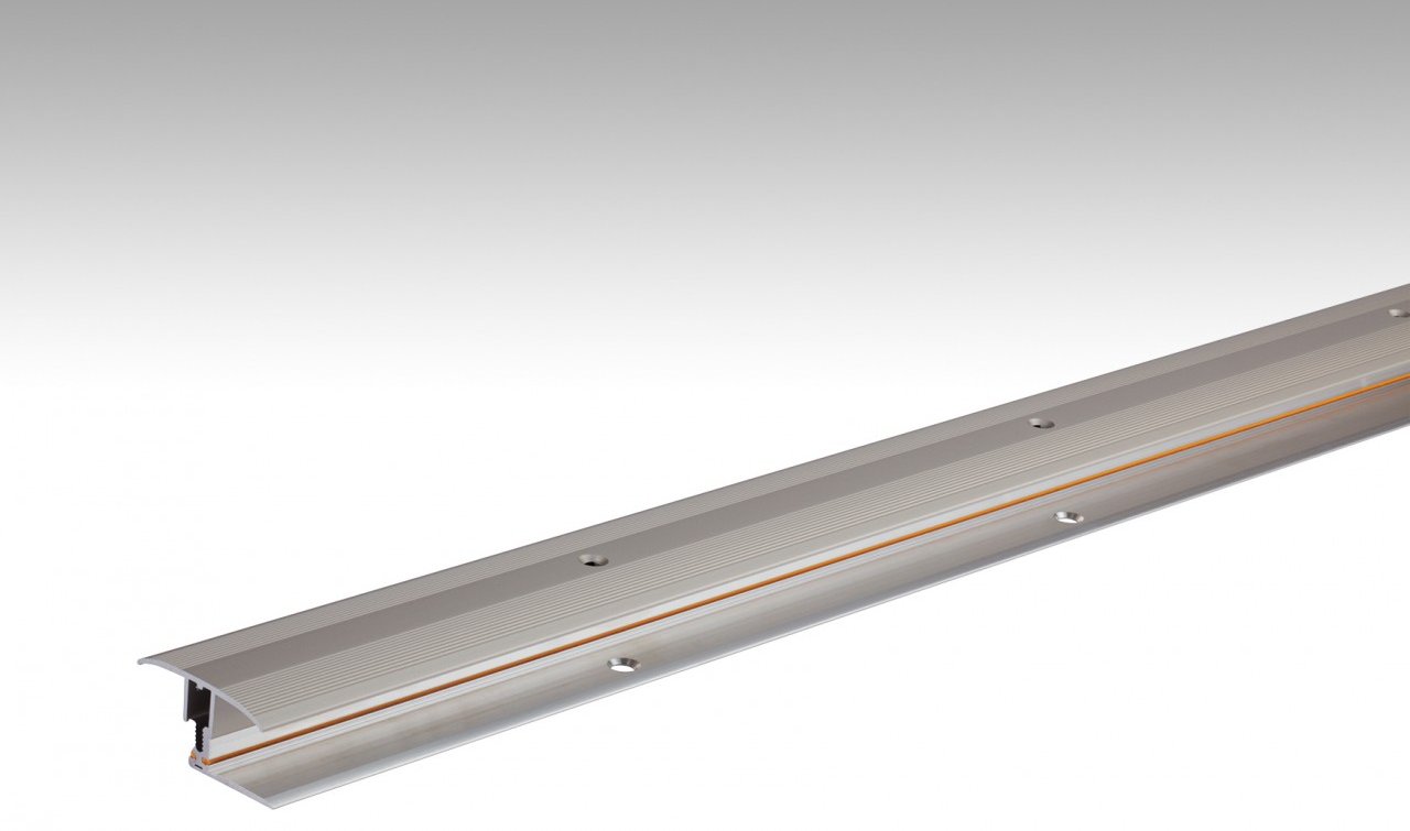 Übergangsprofil Flexo Typ 302 (7 bis 17 mm) EdelstahlOberfläche 340