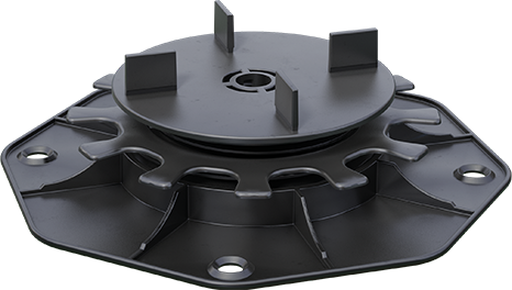 Terrassenlager FUGENKREUZ Stellfüße verstellbar 25225 mm Höhe 2540 mm