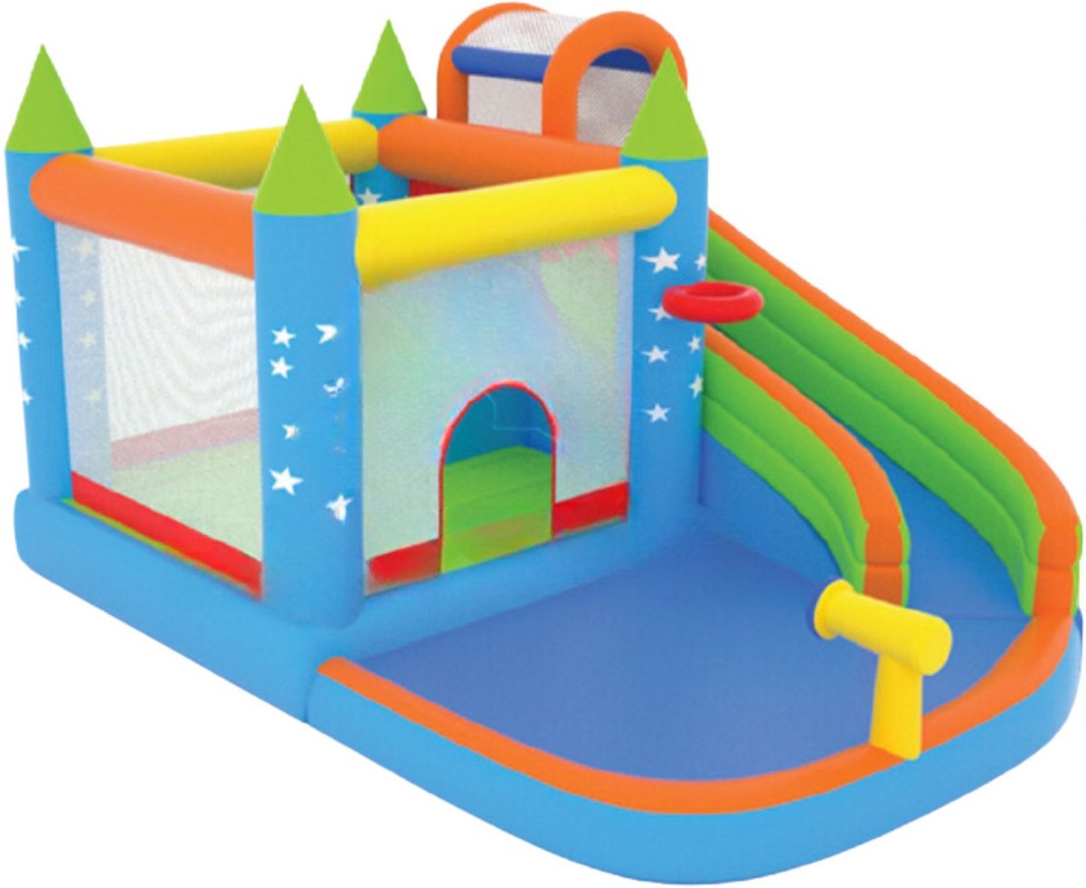 Hüpfburg mieten WASSERSCHLOSS 87 m² 31 x 28 m