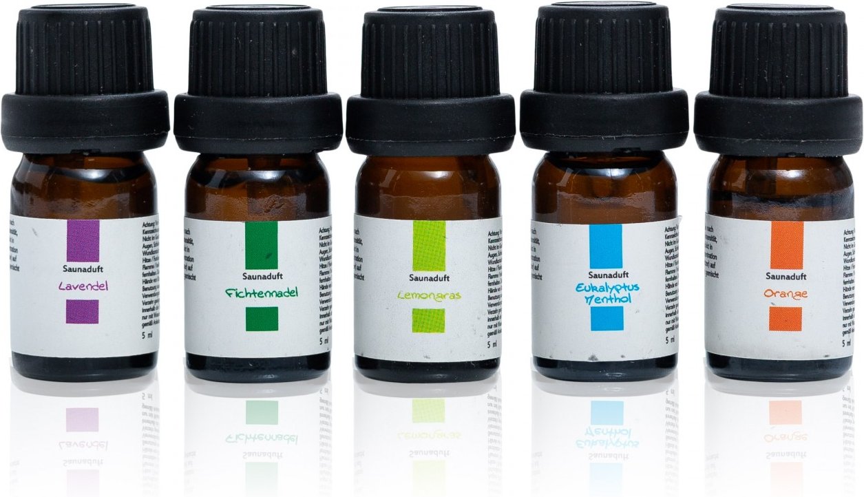 Sauna Duftkonzentrat 5tlg. Set