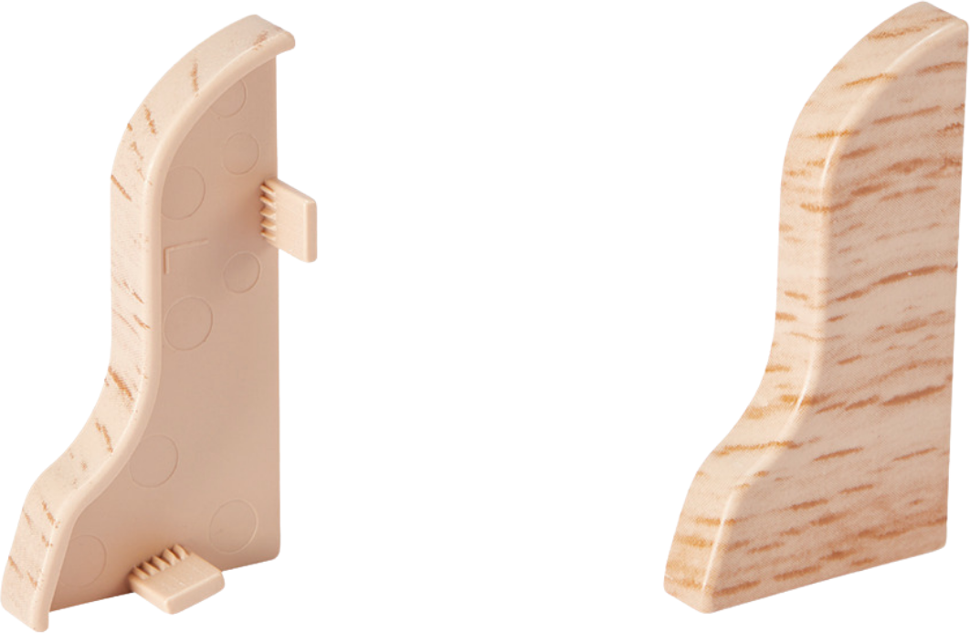 Endkappe Profil 1 MK Fußleiste (Set) 2011 Buche