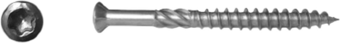 Terrassenbauschraube C1 A4 T25 Edelstahl Edelstahl C1 T25