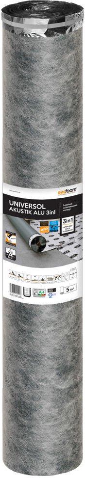 Trittschalldämmunterlage UNIVERSOL AKUSTIK ALU 3IN1