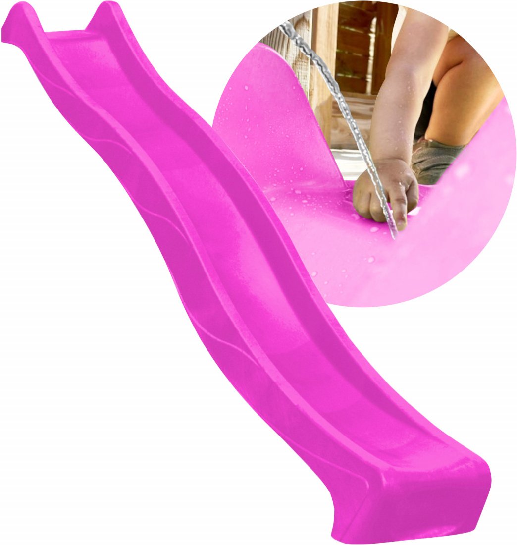 Wellenrutsche WATERSLIDE 290 m Podesthöhe 150 m Pink