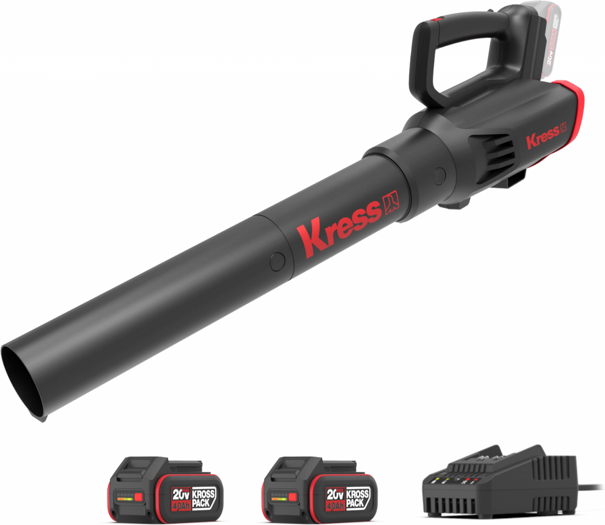 Thumbnail - AkkuLaubbläser KG541 20 V Laubbläser KomplettSet mit 2 x 40 Ah + 1 x Ladegerät 2 A