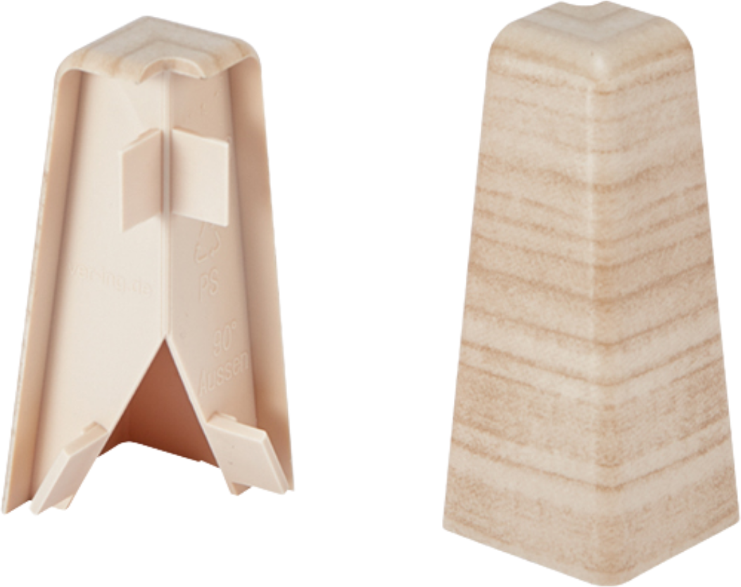 Außenecke Profil 3 PK Fußleiste (2erPack) 2034 Eiche hell