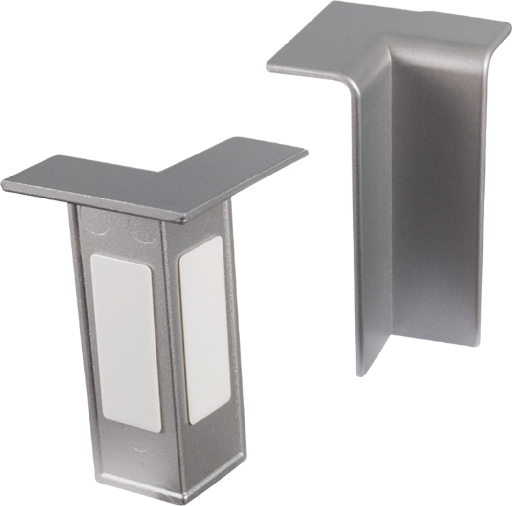 Innenecke selbstklebend Profil 15 MK 20 PK Fußleiste (4erPack) 2038 Edelstahl