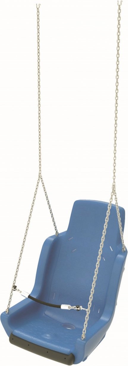 Behinderten Schaukelsitz mit Kette Blau