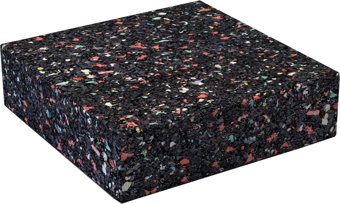 Terrassenpads Gummigranulat auf Recyclingbasis 90 x 90 x 20 mm 20 Stück