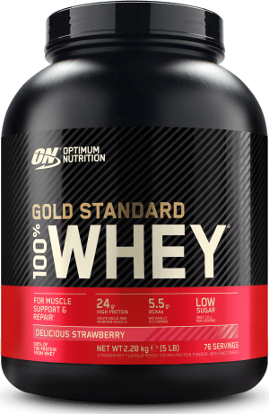 100% Whey Gold Standard - 2270g - Delicious Strawberry