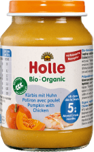 Kürbis mit Huhn - 190g - Bio ab dem 5. Monat