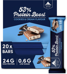 53% Protein Boost Bar - 20x45g - Cookies & Cream