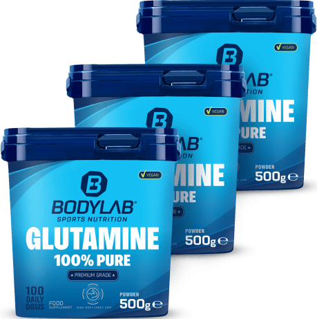 3 x Bodylab24 Glutamin Powder (je 500g)