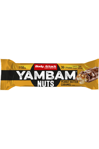 YamBam Nuts - 15x55g - Peanut Butter Caramel