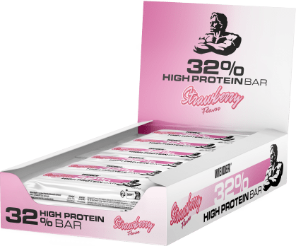 32% Protein Bar - 12x60g - Strawberry