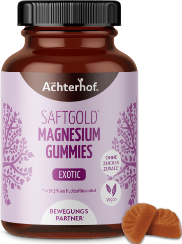 Saftgold Magnesium Gummies Exotische Früchte (60 Stück)