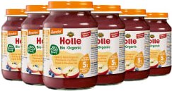 Apfel & Heidelbeeren - 6x190g - Demeter ab dem 5. Monat