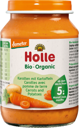 Karotten mit Kartoffeln - 190g - Demeter ab dem 5. Monat