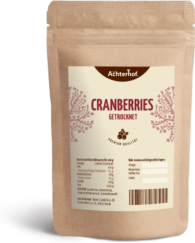 Cranberries getrocknet & gesüßt (500g)
