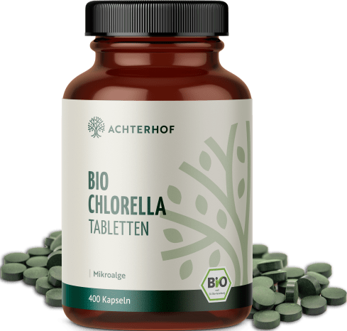 Chlorella Algen Tabletten Bio (400 Tabletten)