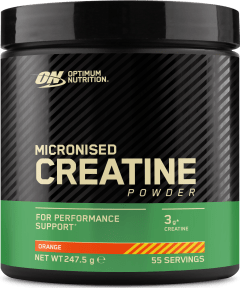 Micronised Creatine Powder Flavored - 247g - Orange