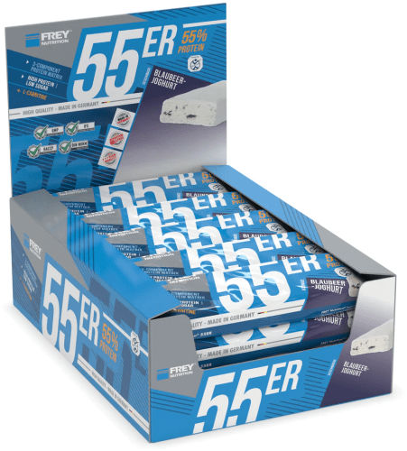 Proteinriegel 55er - 20x50g - Blaubeer-Joghurt