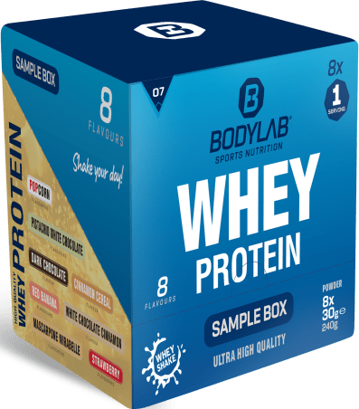 Whey Protein Probierbox 7 (8 Proben je 30g)