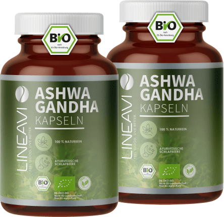 Doppelpack: Ashwagandha Kapseln bio (2x150 Kapseln)