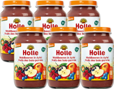 Waldbeeren in Apfel - 6x220g - Demeter ab dem 8. Monat