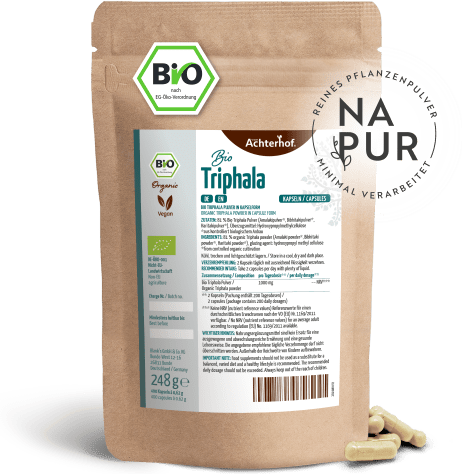 Triphala Kapseln Bio Nachfüllpack (400 Kapseln)