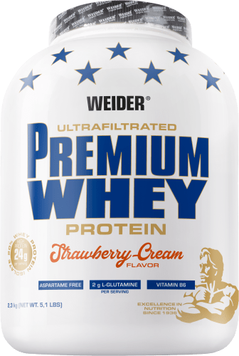 Premium Whey Protein - 2300g - Erdbeer-Cream