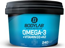 Omega 3 + D3 + K2 (Omega-3 Triglycerid + Vitamine) (240 Kapseln)