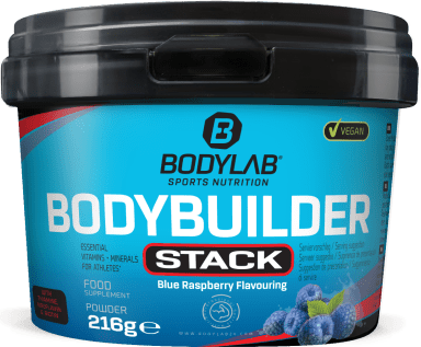 Bodybuilder Stack Powder - 216g - Blue Raspberry Flavouring