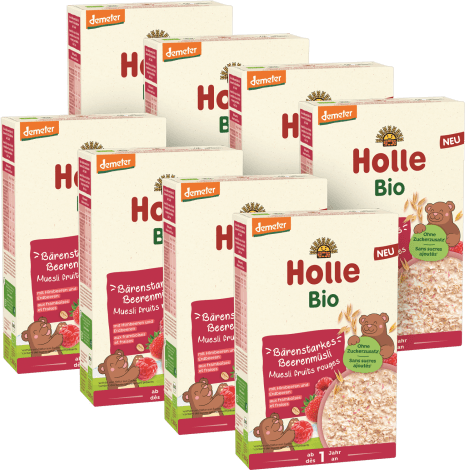 Demeter Bio-Vollkorn Beerenmüsli ab 1 Jahr (8x200g)