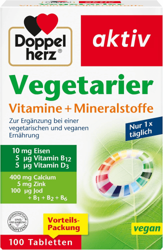 Vegetarier Vitamine + Mineralen (100 Tabletten)