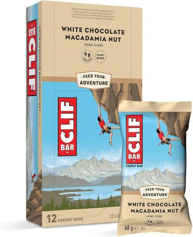 Clif Bar - 12 x 68g - White Chocolate Macadamia Nut
