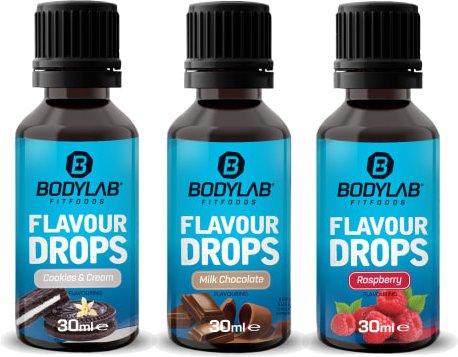 Bodylab Flavour Drops im 3er Set