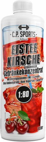 C.P. Sports Getränkekonzentrat - 1000ml - Eistee-Kirsche
