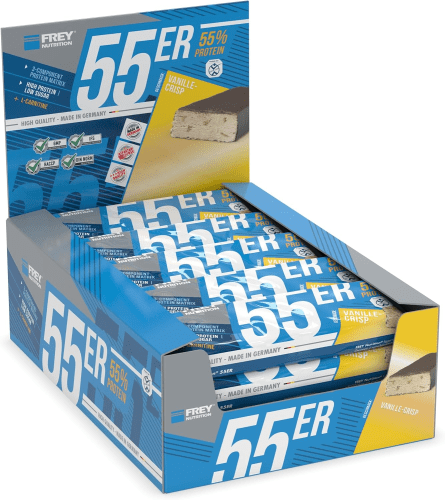 Proteinriegel 55er - 20x50g - Vanille-Crisp