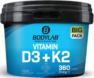 BIG PACK Vitamin D3 + K2 (360 Kapseln)