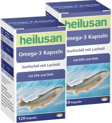 Heilusan Omega-3 2-Monatspackung (2x120 Kapseln)