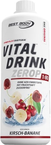 Vital Drink Konzentrat - 1000ml - Banane-Kirsch